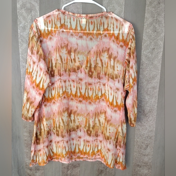 👚 Sundance Women's Top 100% Silk Flawed - Picture 5 of 16